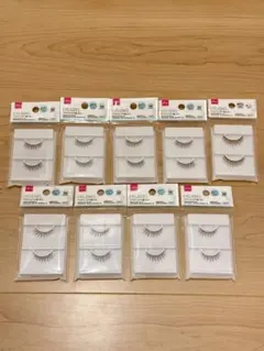 最安値 人気 希少 新品 DAISO アイラッシュ N01 A10 9個セット