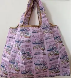 【新品】大容量 キャラクターエコバッグ ラブブ ピンクＣ