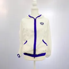パーリーゲイツ✩サイズ0✩ネイビー✩アーガイル✩ジップパーカー