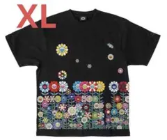 村上隆　もののけ京都　Tシャツ 金色の空の夏のお花畑 XLのサムネイル