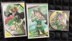 【蛙吹梅雨】【フロッピー】まとめ売り 缶バッジ カード ヒロアカ