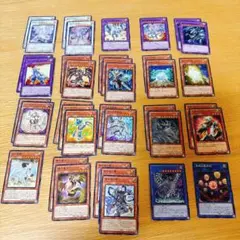 遊戯王 青眼の白龍 ブルーアイズ デッキパーツ 約50枚 まとめ売り