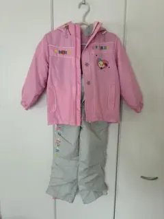 USAKHANA 子供用スキーウェア 120 ニット帽　スノー手袋