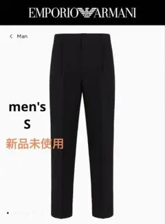 エンポリオアルマーニ　チノパンツ テクニカルシアサッカー ファブリック　Sのサムネイル