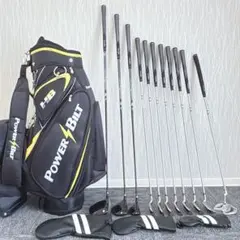 超豪華❗️POWER BILT初心者 メンズ 優しいゴルフセット フレックスSのサムネイル