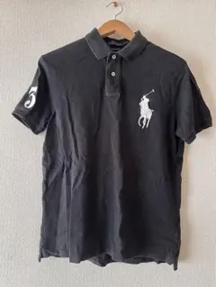 希少 Polo Ralph Laurenビッグポニー ブラック M 短丈