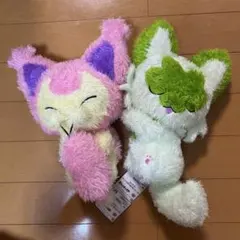 ポケットモンスター もふぐっとくつろぎタイムぬいぐるみ エネコ ニャオハ 2種