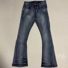 美品】ワイルドパーティ ブーツカットデニム ジーンズ ダークブルー