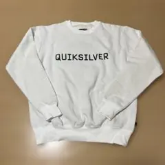 QUIKSILVER ホワイト トレーナー Mサイズのサムネイル