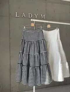 【LADYM 】ラディムClassic Tweed Tiered Skirt