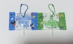 ディズニー ロリポップ風キーホルダー 2種セット