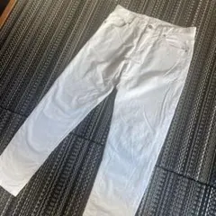 UNIQLO JIANS ホワイト コーデュロイ ヒートテック ボーイフレンド