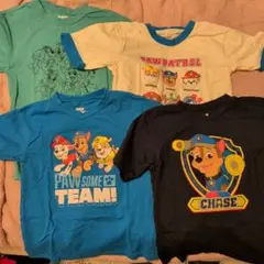 PAW PATROL Tシャツ 4枚セット 120cm
