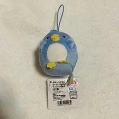 すみっコぐらし　ぺんぎん　ばんざいゴムひも付きマスコット