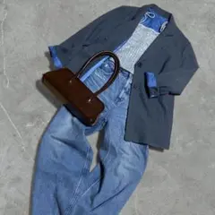 チェックジャケット　ウール調　ビックサイズ　秋冬　Lサイズ　綺麗めカジュアル