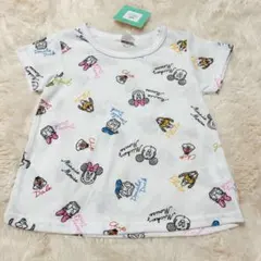 新品　Disney ミッキー　ミニー　キャラクター 半袖Tシャツ 95cm