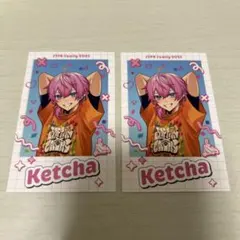 AMPTAK×COLORS けちゃくん カード アンプタックカラーズ 2枚