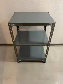 D&DEPARTMENT 工業用スチールシェルフ　3段・D450・グレー