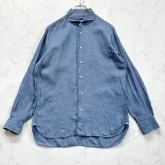 ✨美品✨ブリッラペルイルグスト リネンシャツ カッタウェイ 長袖