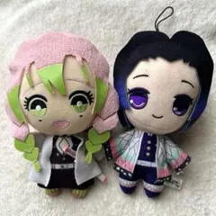 鬼滅の刃 ともぬい 恋柱 甘露寺蜜璃 胡蝶しのぶ ぬいぐるみ キーホルダー