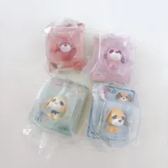 お茶犬ミニチュアパッケージフィギュアコレクション4種セット