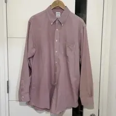 Brooks Brothers 赤チェックシャツ 16 1/2 - 34