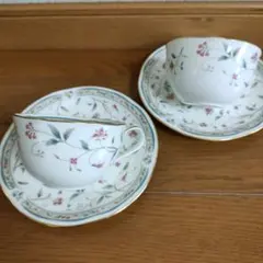 最終値下げ　ノリタケ　カップ＆ソーサー2客セット