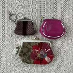 vintage coach coin case porch Set of 5 - メルカリ