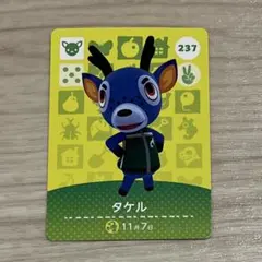 あつ森amiiboカード タケル あつまれどうぶつの森
