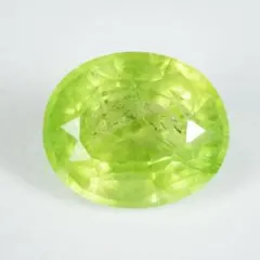 7.43ct アップルグリーン 合成サファイア 人工インクルージョン