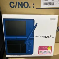 Nintendo DS LL 青 箱・説明書のみ ＋専用タッチペン付き(大)