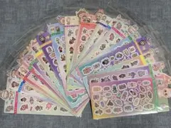 【20枚】ラブブ　キラキラシール