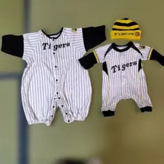 阪神タイガース ベビー ロンパース 帽子セットのサムネイル