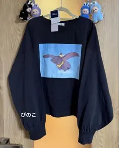 アクアガール ★ ダンボ　ロンT ディズニー　グレーのサムネイル
