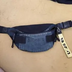 DIESEL ウエストバッグ ブラック/デニムのサムネイル