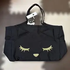 【新品・タグ付】黒猫トートバッグ(アイ♡プー) i♡pooh