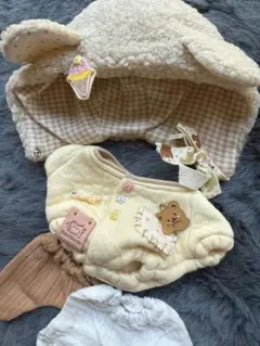 20cmレア限定着せ替えぬいぐるみ服♪ベービー熊セット - メルカリ