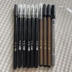 筆ペン 筆之助 ぺんてるサインペン まとめ売りのサムネイル