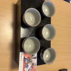 和風湯飲み 5個セット 陶器製