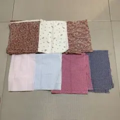 CHECK&STRIPEチェック&ストライプ◇リバティ ラミネート加工生地セット