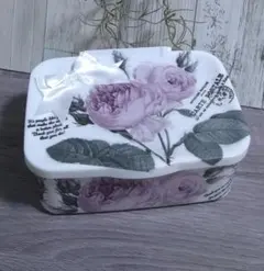 デコパージュ 掃除シート ケース♪ウェットティッシュケース♪ 薔薇