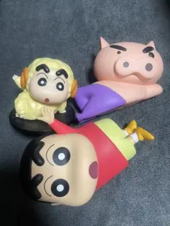 クレヨンしんちゃん アクションフィギュア 3体セット