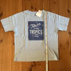 ROXY ライトブルー Tシャツ Sサイズ　新品