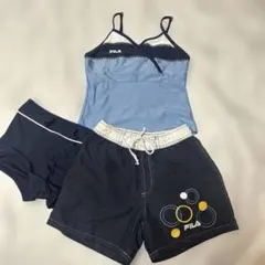 女児水着　セパレート3点セット　140サイズ