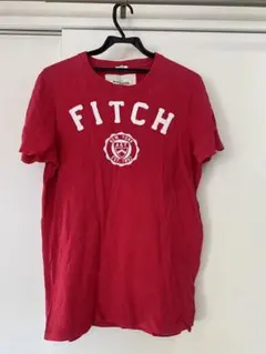 Abercrombie & Fitch レッド Tシャツ Lサイズ