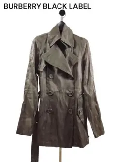BURBERRY(バーバリー ブラック レーベル)日本製 薄手 トレンチ型コート