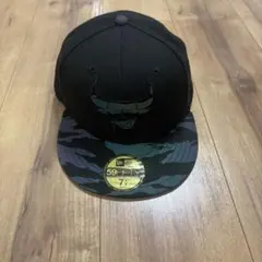 New Era 59FIFTY ブラック カモキャップ 7 1/2ブルズ