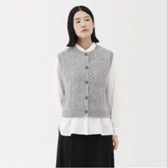 無印良品　アンデスウールを使ったベスト