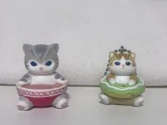 mofusand ガチャガチャ フィギュア キーホルダー 2個セット