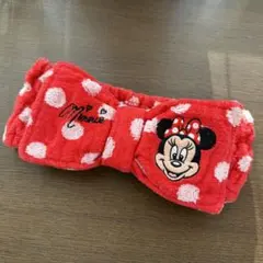 【ディズニーリゾート】ミニー ヘアバンド 赤ドット リボン ミニー ヘアターバン